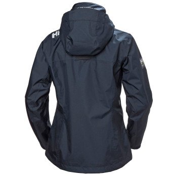Helly Hansen Chaqueta Crew Hooded Midlayer para mujer de color azul oscuro 2