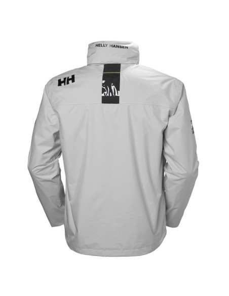 Helly Hansen CHAQUETA CREW HOODED MIDLAYER  de color gris
