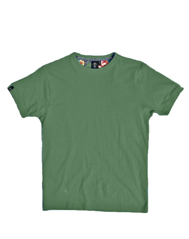 Camisetas hombre RECYCLED S22T055-Military  Green