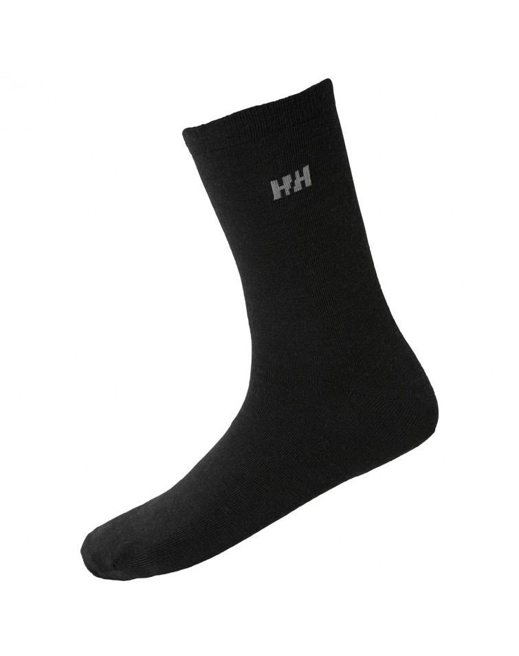 Helly Hansen Pack 3 calcetines color negro