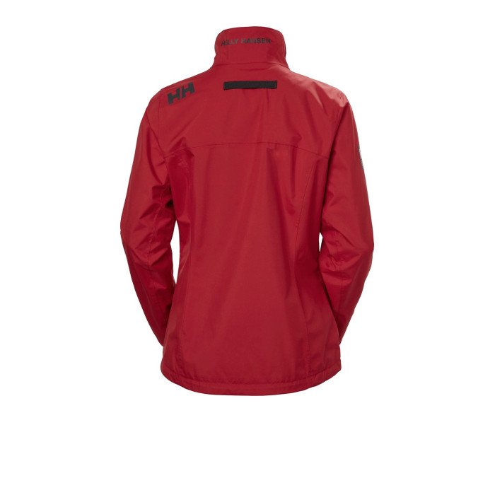 Helly Hansen Chaqueta de navegación Crew 2.0 para mujer de color rojo