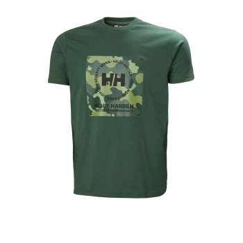 Helly Hansen CAMISETA MOVE DE ALGODÓN PARA HOMBRE de color verde