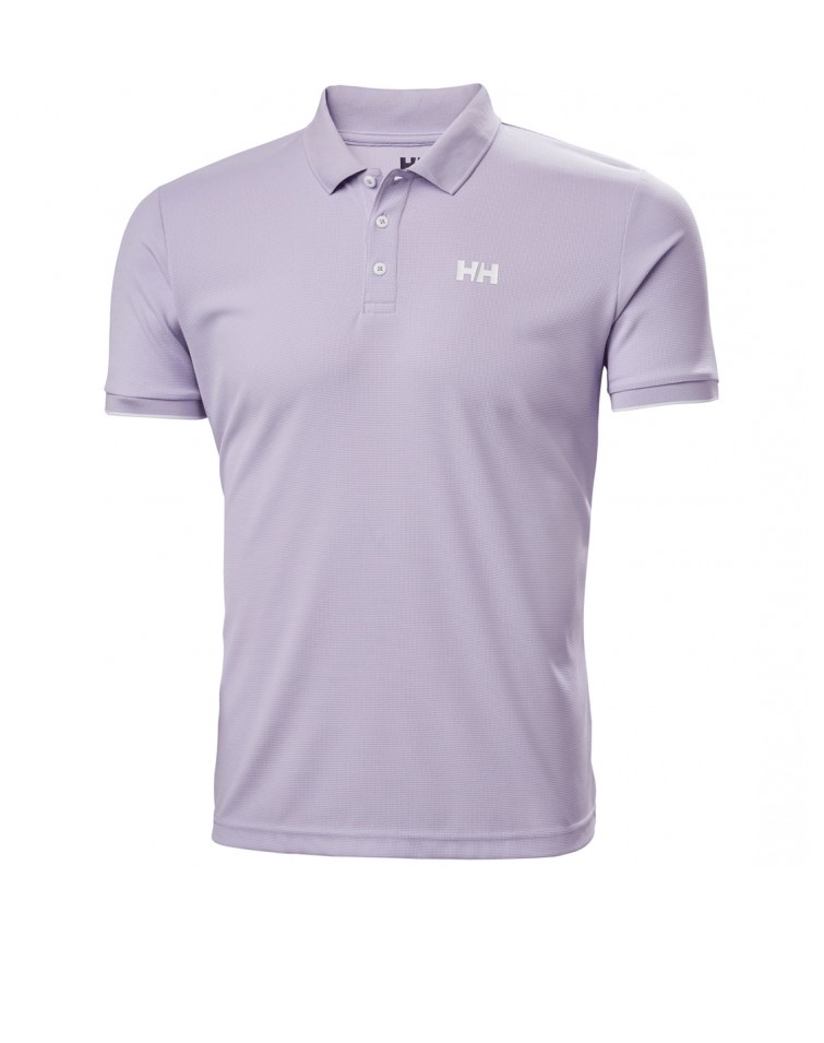 Helly Hansen POLO DE SECADO RÁPIDO OCEAN PARA HOMBRE de color morado