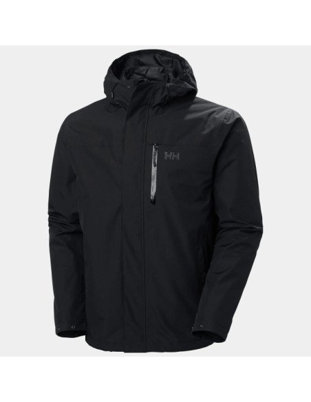 Chaqueta Helly Hansen de membrana aislante 3 en 1 Juell para hombre color negro