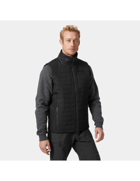 Chaleco Helly Hansen Negro aislante Crew 2.0 unisex
