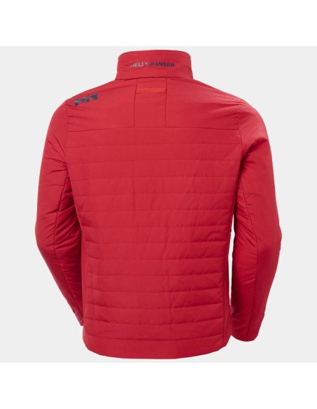 CHAQUETA HELLY HANSEN ROJA AISLANTE CREW 2.0 PARA HOMBRE