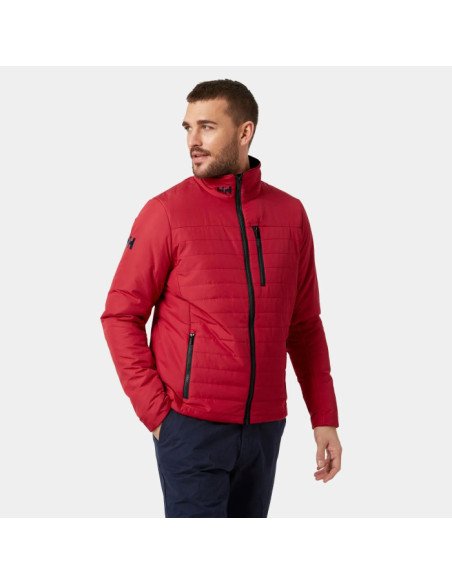 CHAQUETA HELLY HANSEN ROJA AISLANTE CREW 2.0 PARA HOMBRE