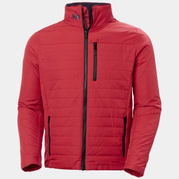 CHAQUETA HELLY HANSEN ROJA AISLANTE CREW 2.0 PARA HOMBRE
