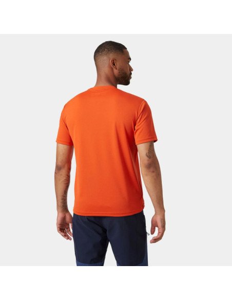 Helly Hansen Camiseta  GRAPHIC de hombre técnica color naranja