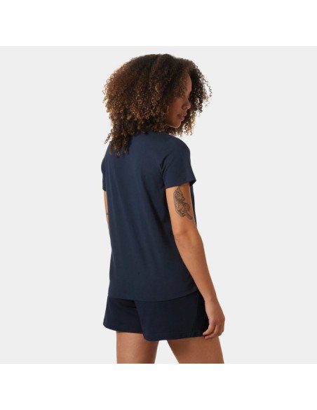 Helly Hansen Camiseta con gráfico Core de mujer color azul marino