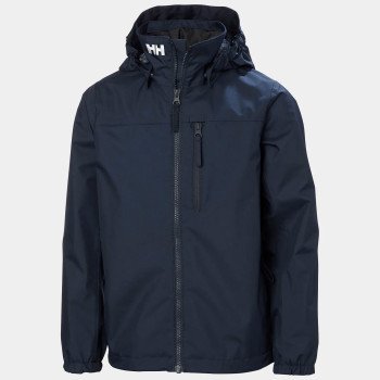 Helly Hansen Chaqueta con capucha y cuello redondo de niño color azul marino