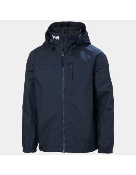 Helly Hansen Chaqueta con capucha y cuello redondo de niño color azul marino