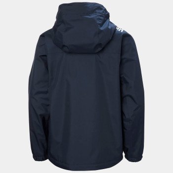 Helly Hansen Chaqueta con capucha y cuello redondo de niño color azul marino 2