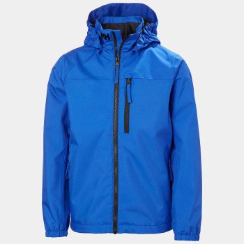 Helly Hansen Chaqueta Crew con capucha y cuello redondo de niño color azul