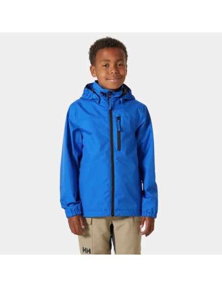 Helly Hansen Chaqueta Crew con capucha y cuello redondo de niño color azul