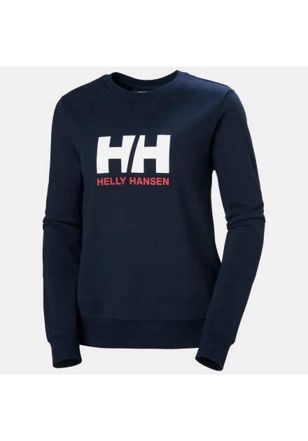 Helly Hansen Sudadera con logo Crew 2.0 de mujer color azul marino