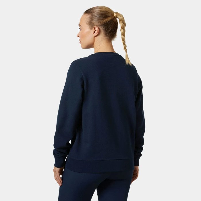 Helly Hansen Sudadera con logo Crew 2.0 de mujer color azul marino