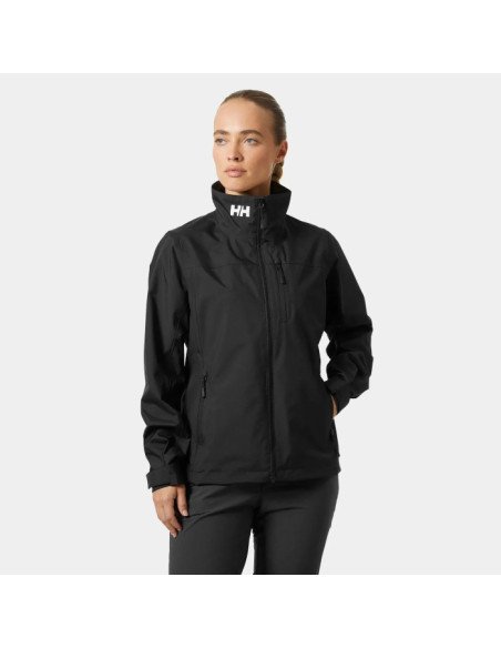 Helly Hansen Chaqueta de navegación Crew 2.0 de mujer color negro