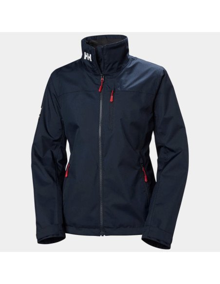 Helly Hansen Chaqueta de navegación Crew 2.0 de mujer color azul marino