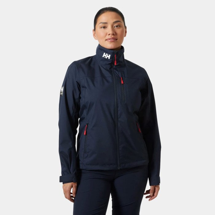 Helly Hansen Chaqueta de navegación Crew 2.0 de mujer color azul marino