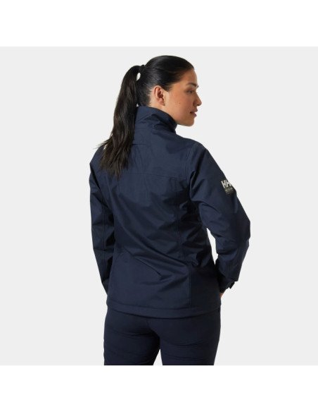 Helly Hansen Chaqueta de navegación Crew 2.0 de mujer color azul marino