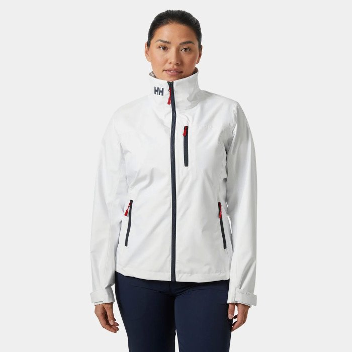 Helly Hansen Chaqueta de navegación Crew 2.0 de mujer color blanco