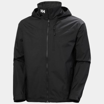 Helly Hansen Chaqueta de navegación con capucha Crew 2.0 de Hombre color negro