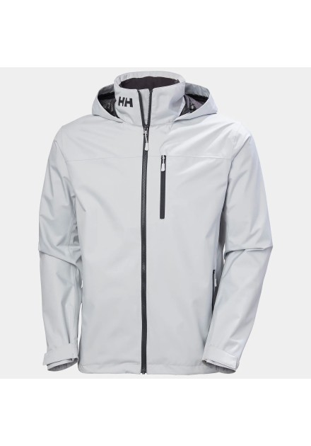 Helly Hansen Chaqueta de navegación con capucha Crew 2.0 de Hombre color gris