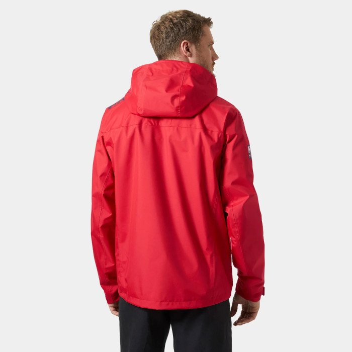 Helly Hansen Chaqueta de navegación con capucha Crew 2.0 de Hombre color rojo