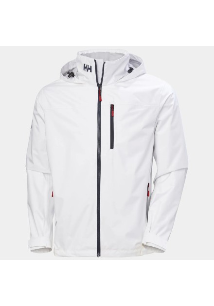 Helly Hansen Chaqueta de navegación con capucha Crew 2.0 de Hombre color blanco