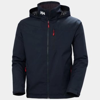 Helly Hansen Chaqueta de navegación de capa intermedia con capucha Crew 2.0 de Hombre color azul marino