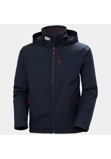 Helly Hansen Chaqueta de navegación de capa intermedia con capucha Crew 2.0 de Hombre color azul marino