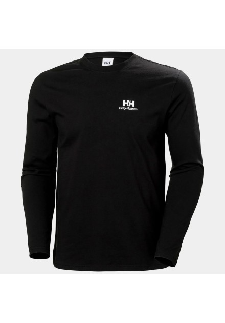 Helly Hansen Camiseta de manga larga YU20 de hombre color negro