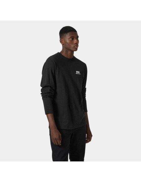 Helly Hansen Camiseta de manga larga YU20 de hombre color negro