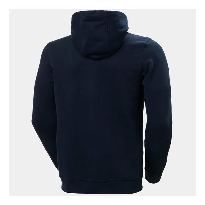 SUDADERA CON CAPUCHA Y CREMALLERA COMPLETA HH® LOGO PARA HOMBRE de color azul oscuro
