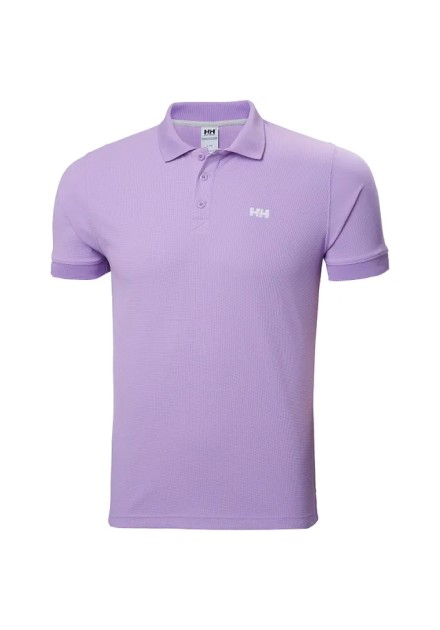 HALLY HANSEN POLO DRIFTLINE HEATHER para Hombre de color morado