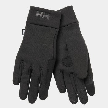 Helly Hansen Guantes interiores de forro polar HH Touch de color negro