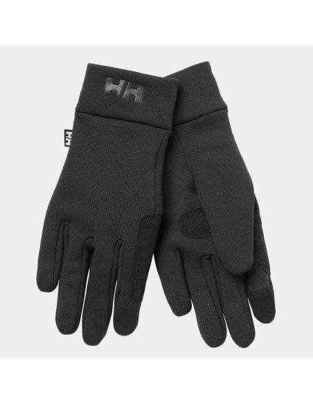 Helly Hansen Guantes interiores de forro polar HH Touch de color negro