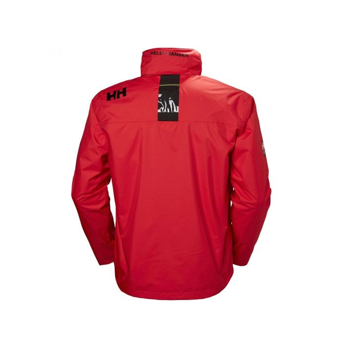 Helly Hansen Chaqueta CREW HOODED MIDLAYER para Hombre de color rojo