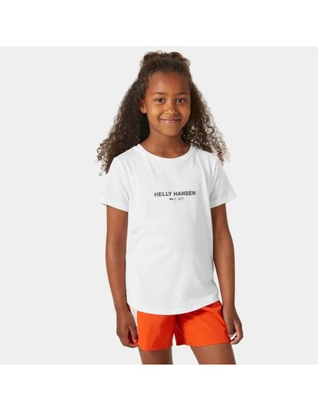 Helly Hansen Camiseta Allure para Niñas de color blanco