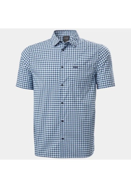 Helly Hansen CAMISA FJORD 2.0 DE MANGA CORTA DE SECADO RÁPIDO PARA HOMBRE de color azul marino