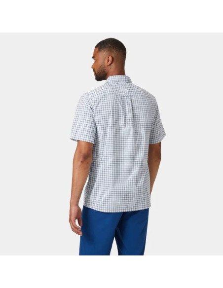 Helly Hansen CAMISA FJORD 2.0 DE MANGA CORTA DE SECADO RÁPIDO PARA HOMBRE de color blanco
