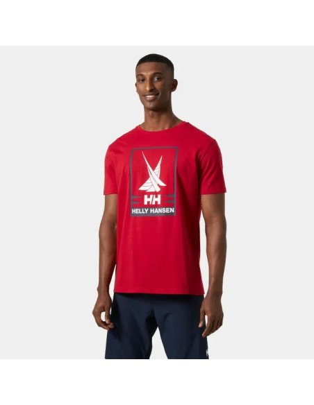 Helly Hansen Camiseta Shoreline 2.0 para hombre de color rojo