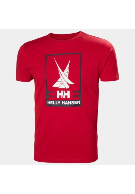 Helly Hansen Camiseta Shoreline 2.0 para hombre de color rojo