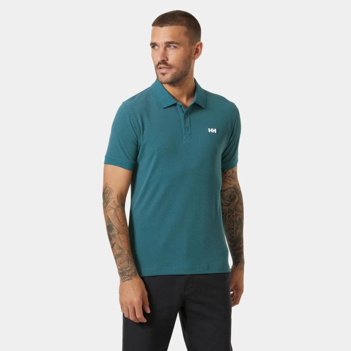POLO HELLY HANSEN DRIFTLINE PARA HOMBRE DARK GREEK