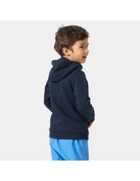SUDADERA  HELLY HANSEN CON CAPUCHA HH® LOGO INFANTIL NAVY