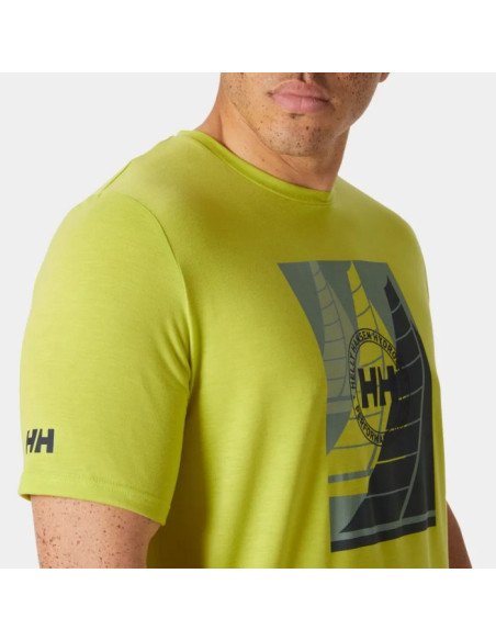 HP Race Sailing T-shirt  CYBER LIME