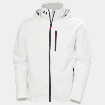 Crew Hooded Midlayer Sailing Jacket 2.0 WHITE