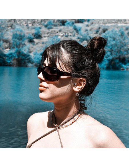 Carmen azul translúcido