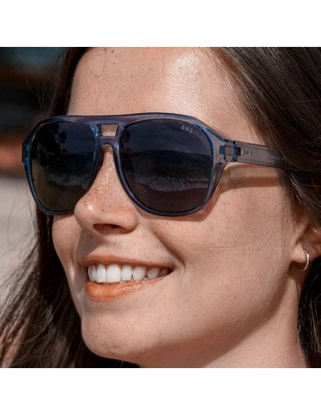 Maverick azul transparente